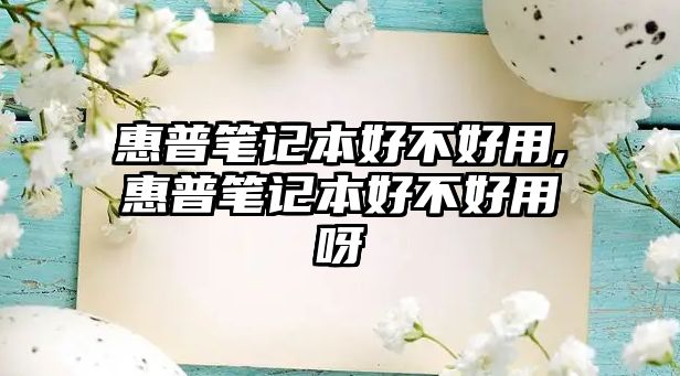 惠普筆記本好不好用,惠普筆記本好不好用呀